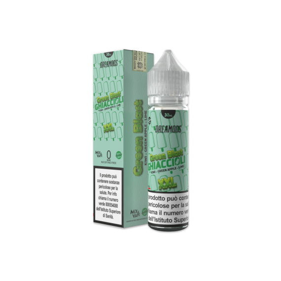 Dreamods Green Blast XXL Ghiaccioli Aroma Shot 30ml 0mg/ml