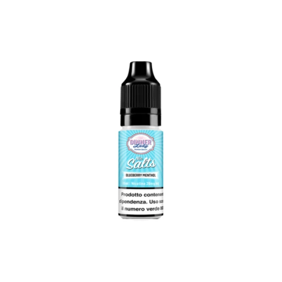 Dinner Lady Blueberry Menthol Liquido Pronto 10ml Nic Salt