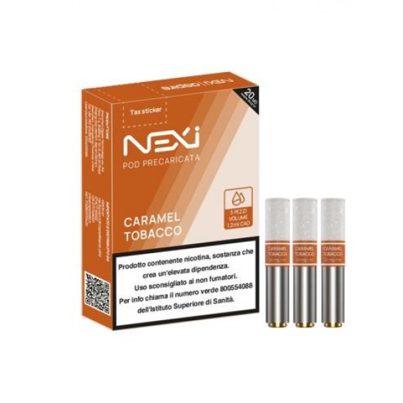 Aspire Nexi One Pod Precaricata Caramel Tobacco 20mg/ml x3 Pezzi