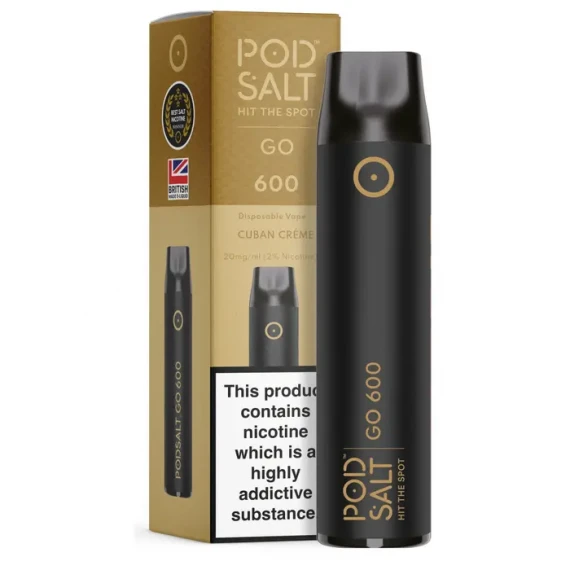 Pod Salt  Go 600 Cuban Creme Sigaretta Usa e Getta 20mg/ml