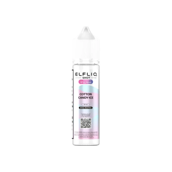 Elfbar Elfliq Cotton Candy Ice Shot 20 ml 0mg/ml