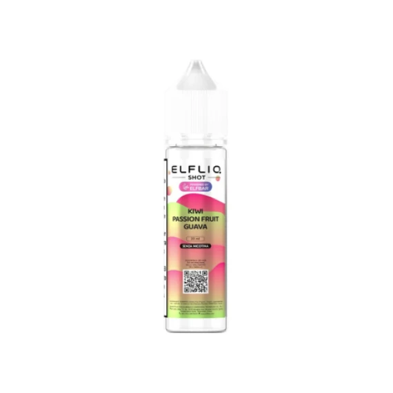 Elfbar Elfliq Kiwi Passion fruit Guava Shot 20 ml 0mg/ml