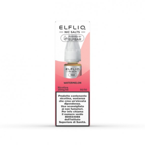 Elfliq Watermelon Liquido Pronto 10ml Nic Salt