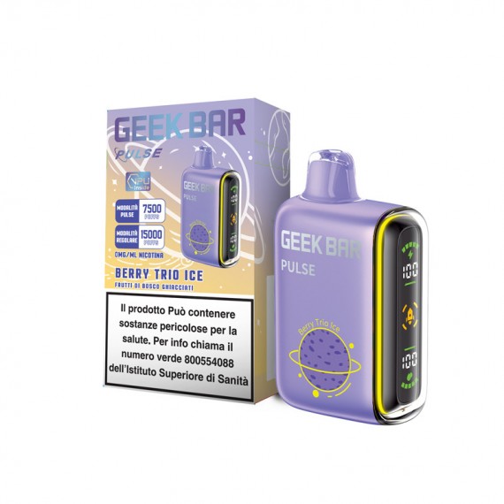 Geekvape Geekbar Pulse Berry Trio Ice Usa e Getta 650 mAh 0mg/ml