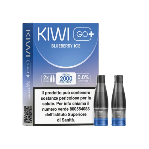 Kiwi Go PLUS Pod Precaricate Blueberry Ice x2 Pezzi