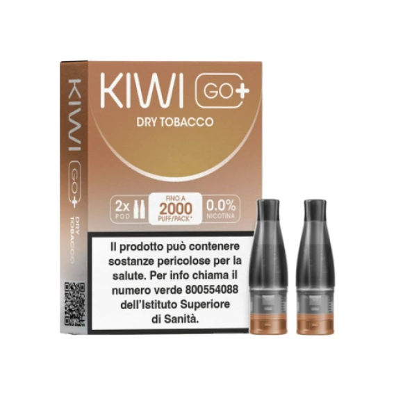 Kiwi Go PLUS Pod Precaricate Dry Tobacco x2 Pezzi