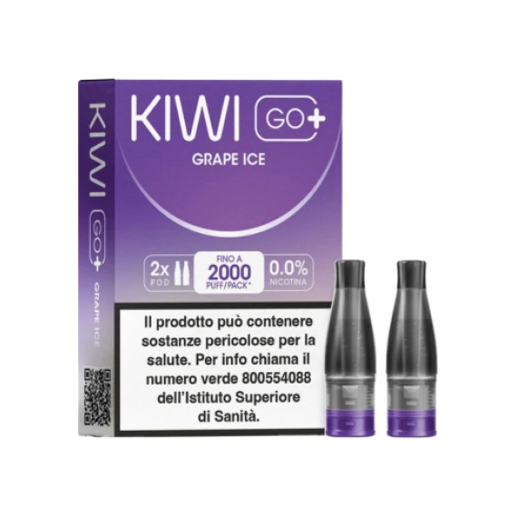 Kiwi Go PLUS Pod Precaricate Grape Ice x2 Pezzi