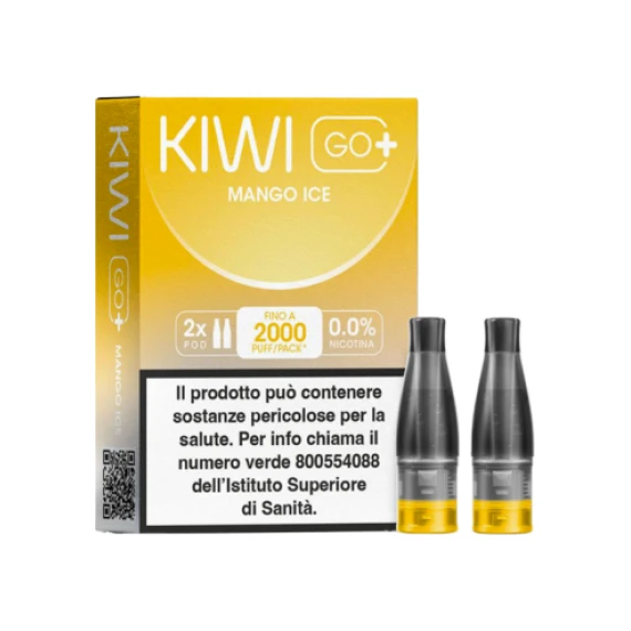 Kiwi Go PLUS Pod Precaricate Mango Ice x2 Pezzi