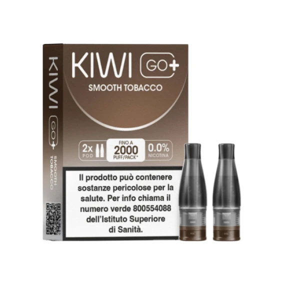 Kiwi Go PLUS Pod Precaricate Smooth Tobacco x2 Pezzi