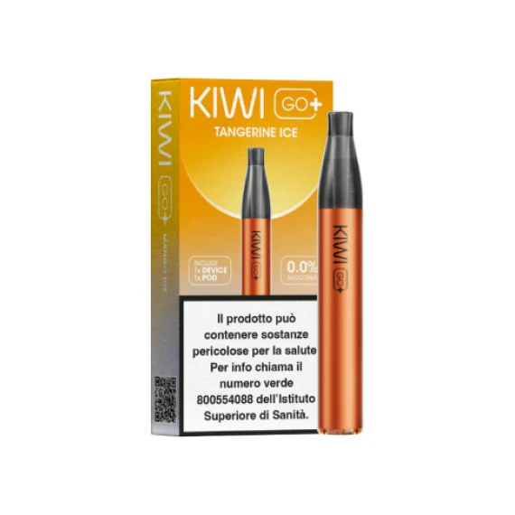 Kiwi Go PLUS Starter Kit + Pod Precaricata Tangerine Ice 20mg/ml Usa e Getta