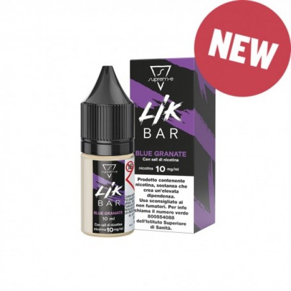 Lik Bar Blue Granate Liquido Pronto 10ml Nic Salt