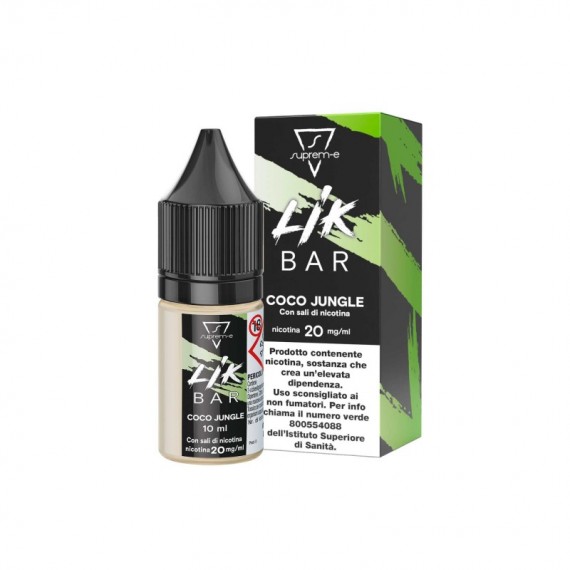 Lik Bar Coco Jungle Liquido Pronto 10ml Nic Salt