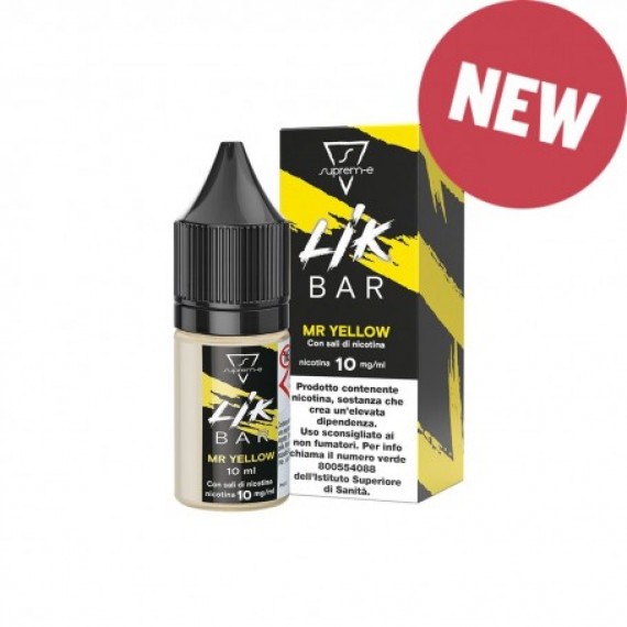 Lik Bar Mr Yellow Liquido Pronto 10 ml Nic Salt