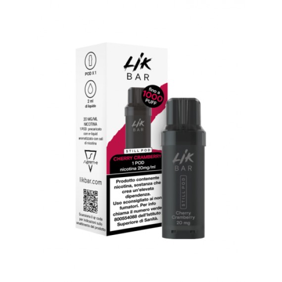 Lik Bar Still Cherry Cramberry Pod Usa e Getta 20mg/ml