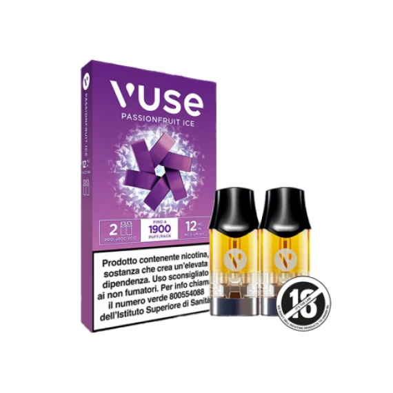 VUSE Pro Passionfruit Ice x2 Pezzi Pod Usa e Getta 12mg/ml