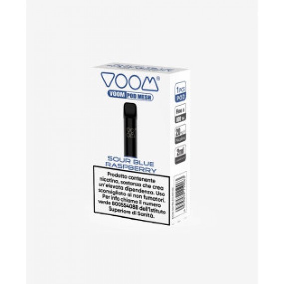 Voom Pod Precaricata Sour Blue Raspberry 20mg/ml Usa e Getta