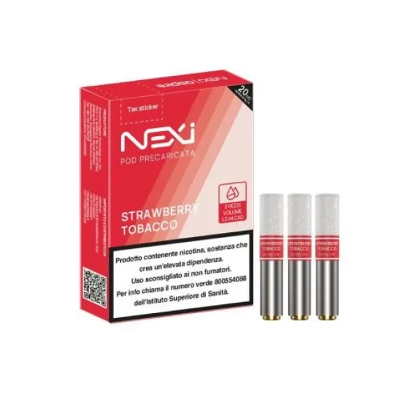 Aspire Nexi One Pod Precaricata Strawberry Tobacco 20mg/ml x3 Pezzi