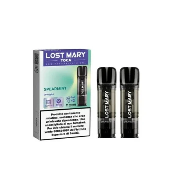 Lost Mary Toca Air Spearmint x2 Pezzi Pod Usa e Getta 20 mg