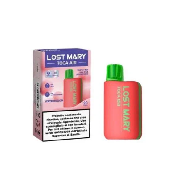 Lost Mary Toca Air Device Pod Precaricata Watermelon 20 mg Usa e Getta