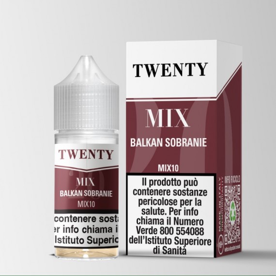 Tnt Vape Balkan Sobraine Twenty Mix Mini Shot 10 su 20ml 0mg/ml