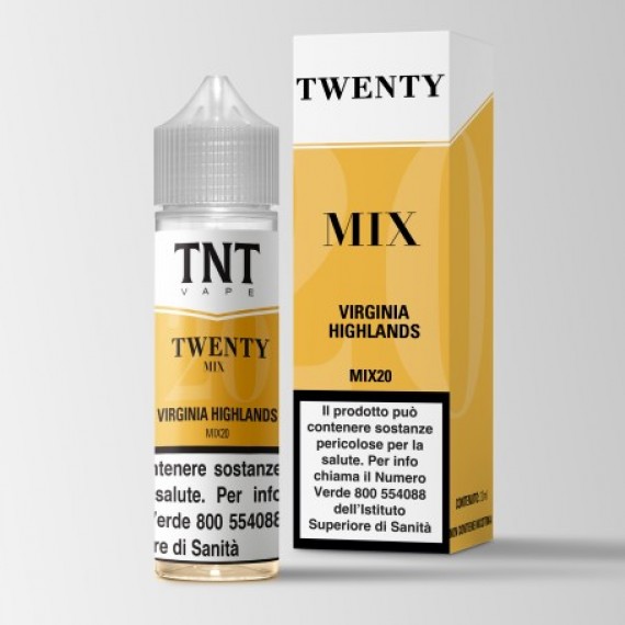 TNT Vape Twenty Mix Virginia Highlands Aroma Istantaneo 20ml 0mg/ml