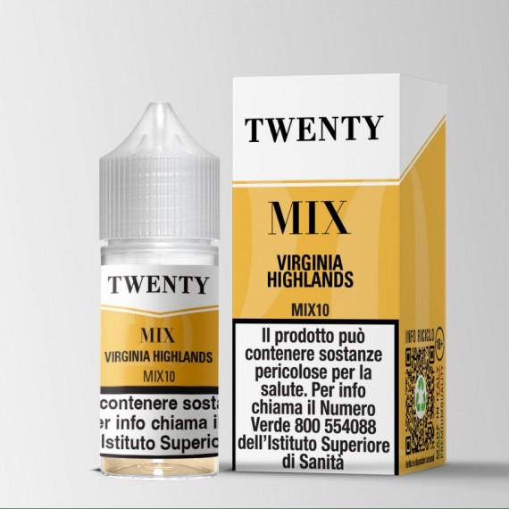 Tnt Vape Virginia Highlands Twenty Mix Mini Shot 10 su 20ml 0mg/ml