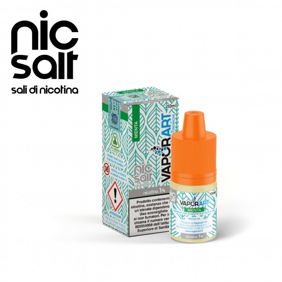 Vaporart NIC SALT Menta Liquido Pronto 10ml