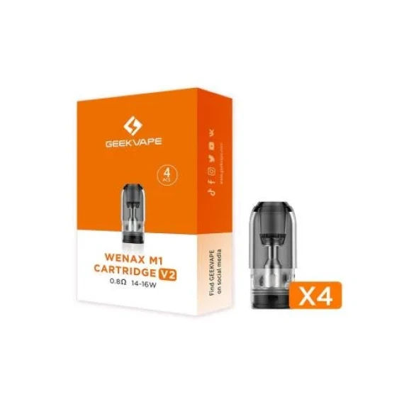 Geekvape Pod di Ricambio per Wenax M1 V2 x4 Pezzi