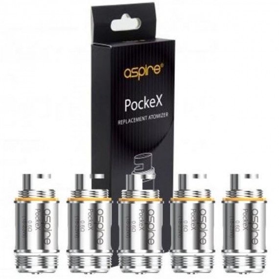 Aspire Testine Coil PockeX Confezioni da 5 pezzi 0,6 ohm