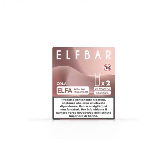 Elfbar ELFA Cola 2 Pezzi Pod Usa e Getta 20 mg