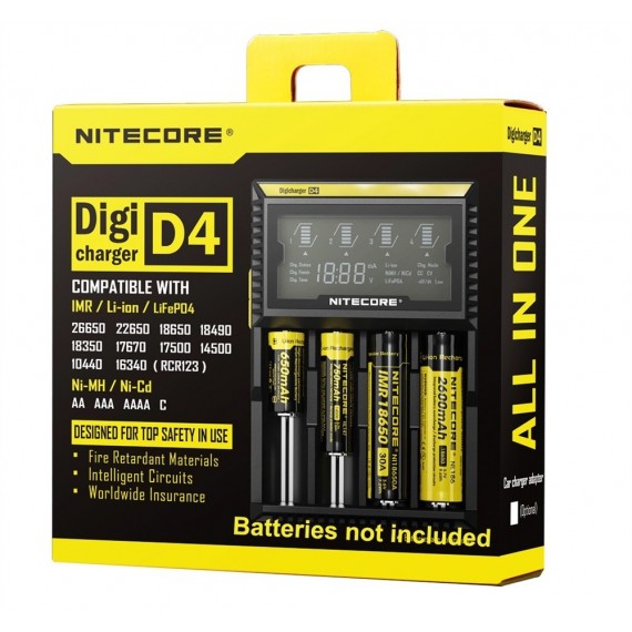 Nitecore Caricabatterie D4 Charger