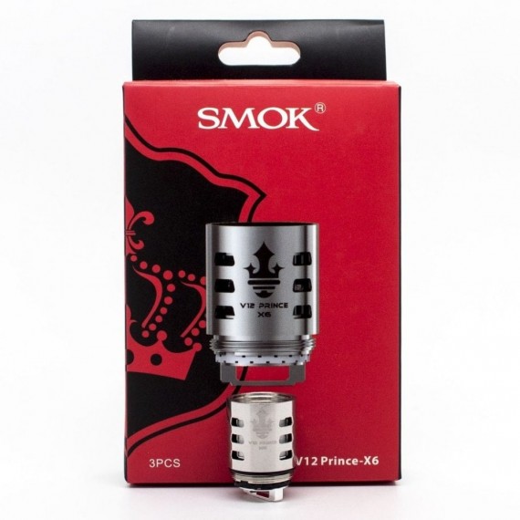 Smok Testine Coil di Ricambio V12 Prince X6 3 pezzi 0,15 ohm