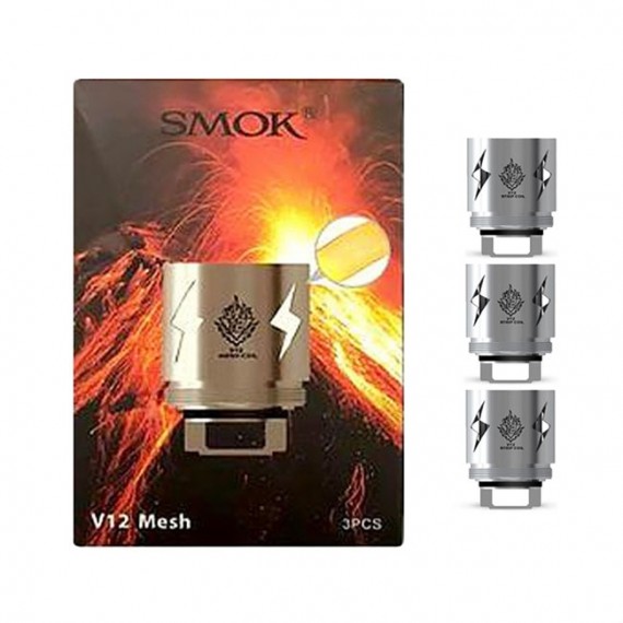 Smok Testine Coil di Ricambio V12 Mesh 3 Pezzi 0,15 ohm