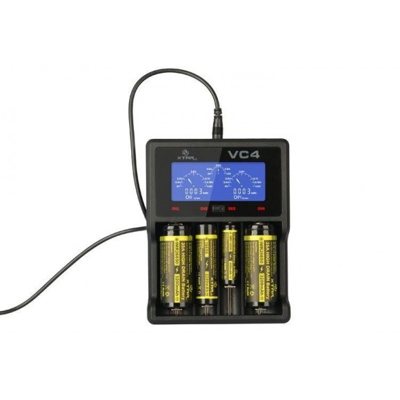 Xtar VC4 Caricabatterie LCD Charger